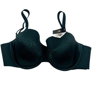 $74 NWT Wacoal Back‎ Appeal Smoothing Bra Green Sparkle Size 36G 853303 New